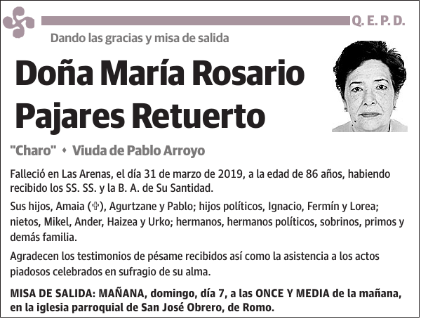 María Rosario Pajares Retuerto
