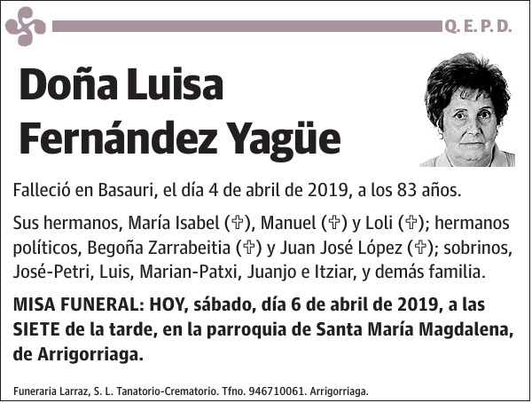 Luisa Fernández Yagüe