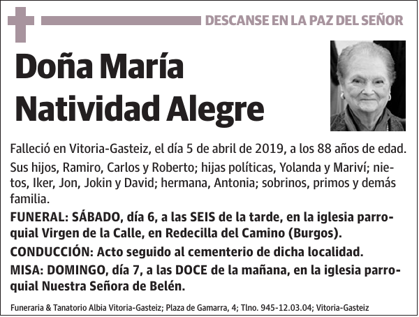 María Natividad Alegre