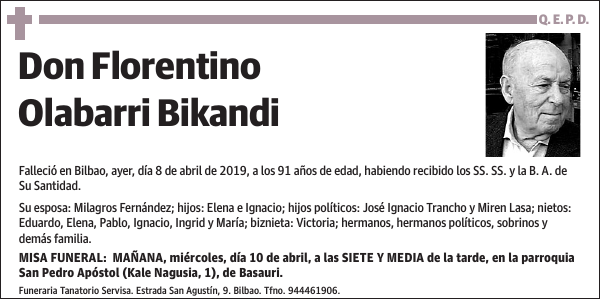 Florentino Olabarri Bikandi