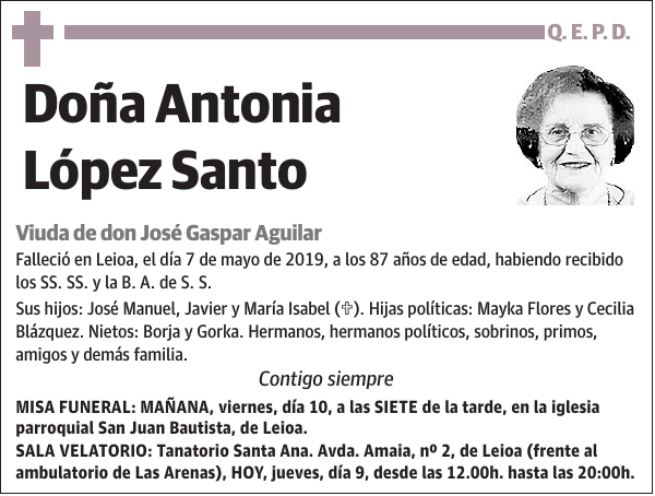 Antonia López Santo