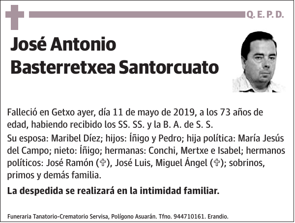 José Antonio Basterretxea Santorcuato