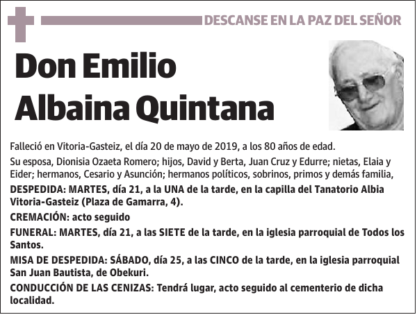 Emilio Albaina Quintana
