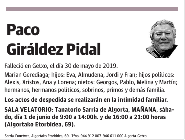 Paco Giráldez Pidal