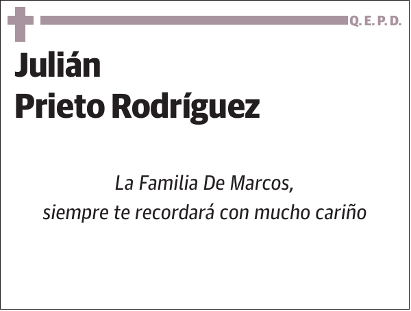 Julián Prieto Rodríguez
