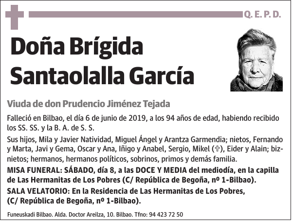 Brígida Santaolalla García