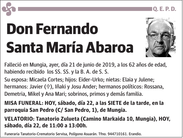 Fernando Santa María Abaroa