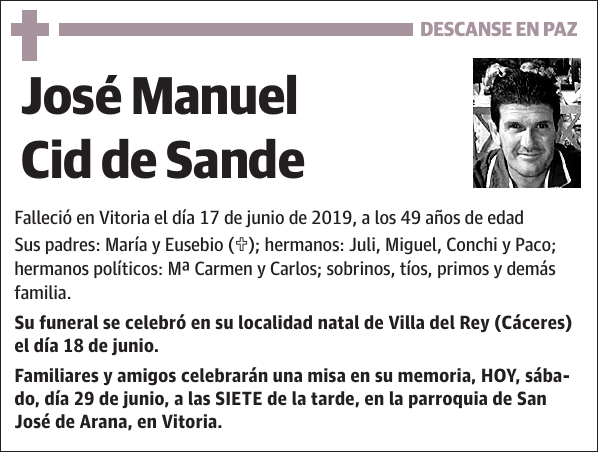 José Manuel Cid de Sande