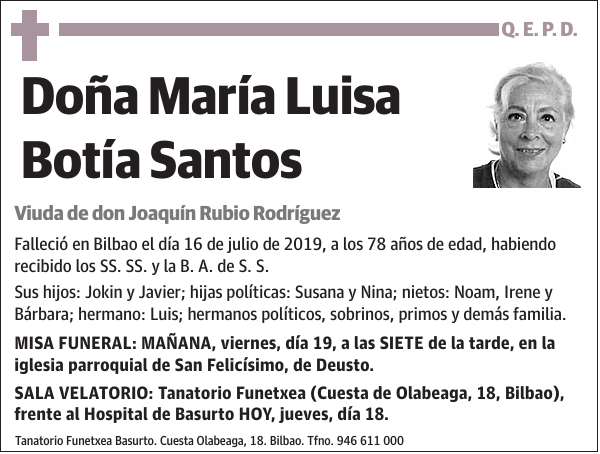 María Luisa Botía Santos