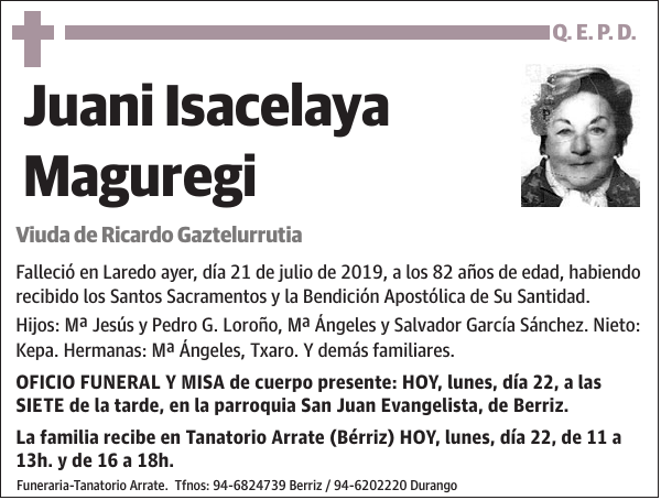 Juani Isacelaya Maguregi