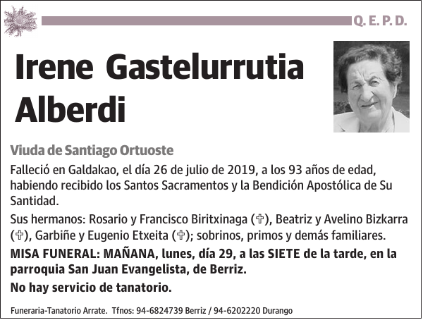 Irene Gastelurrutia Alberdi