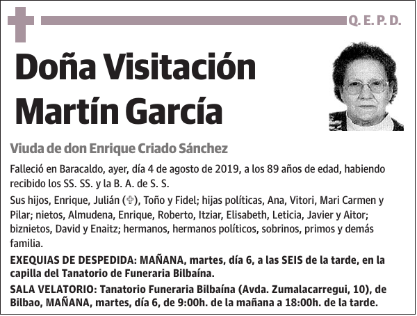 Visitación Martín García