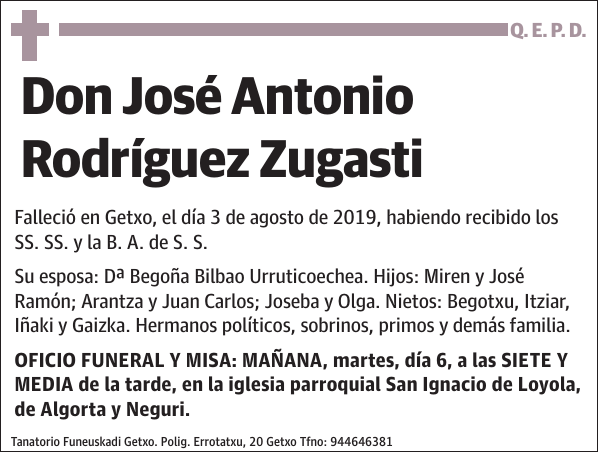 José Antonio Rodríguez Zugasti