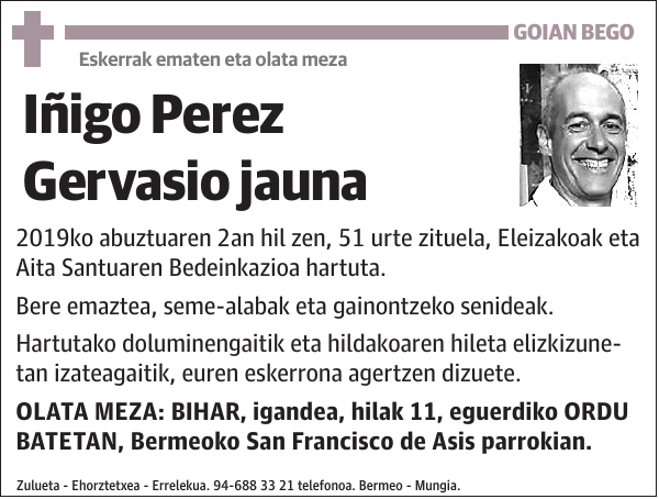 Iñigo Perez Gervasio