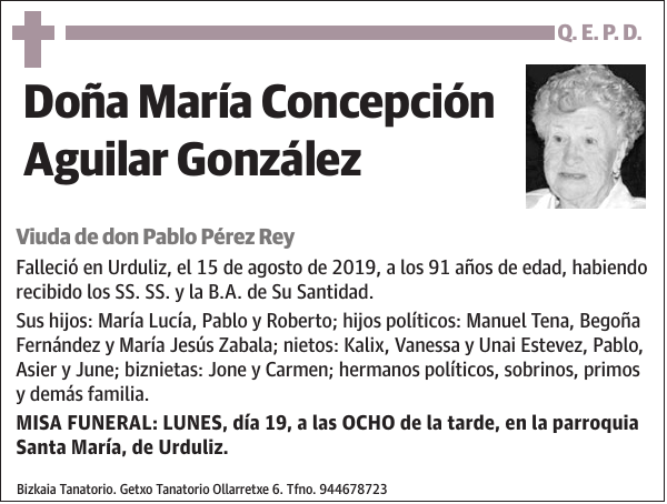 María Concepción Aguilar González