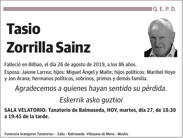 Tasio Zorrilla Sainz