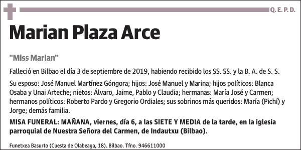 Marian Plaza Arce