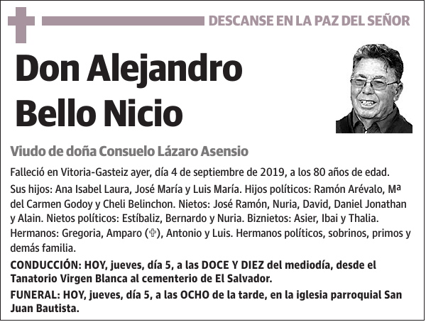 Alejandro Bello Nicio