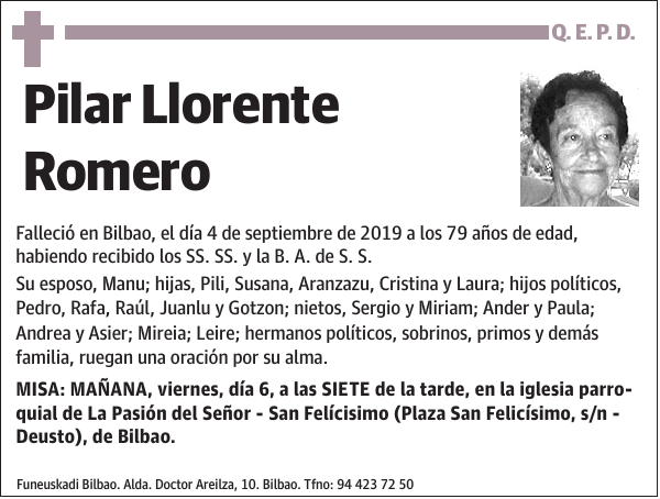 Pilar Llorente Romero