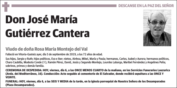 José María Gutiérrez Cantera