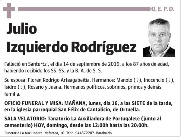 Julio Izquierdo Rodríguez