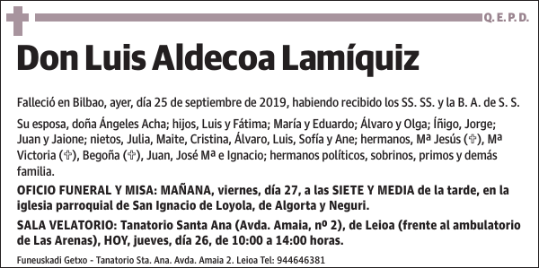 Luis Aldecoa Lamíquiz