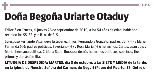 Begoña Uriarte Otaduy