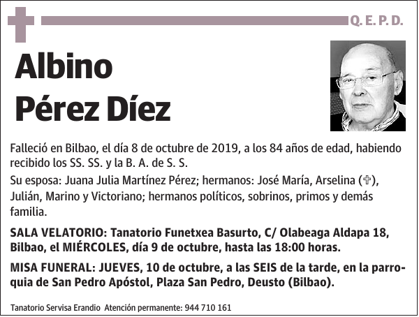 Albino Pérez Díez