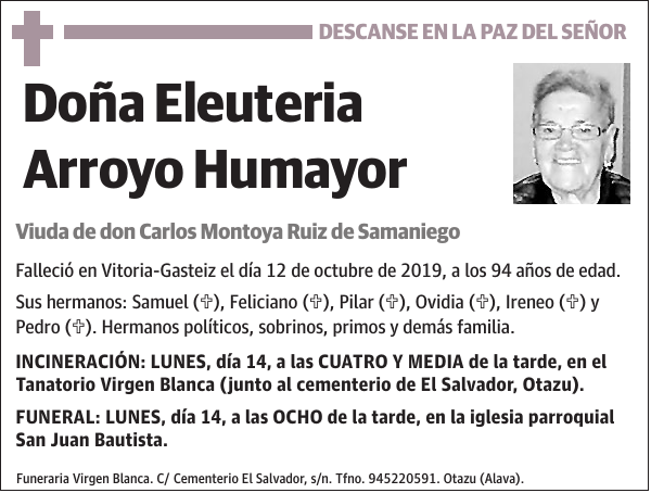 Eleuteria Arroyo Humayor