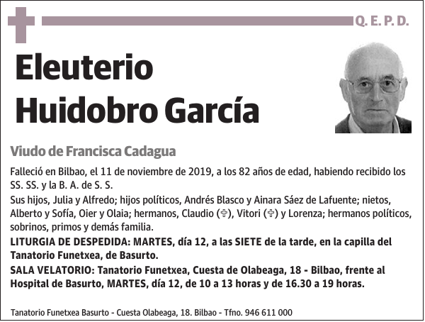 Eleuterio Huidobro García