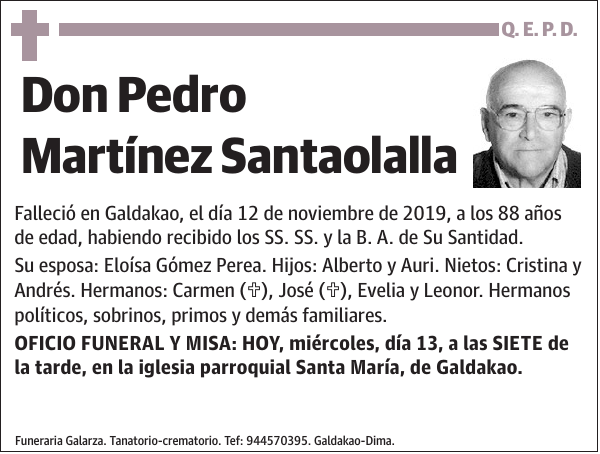 Pedro Martínez Santaolalla