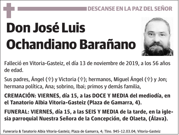 José Luis Ochandiano Barañano