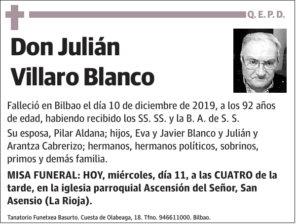 Julián Villaro Blanco