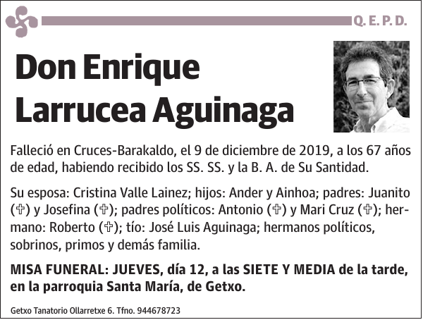 Enrique Larrucea Aguinaga