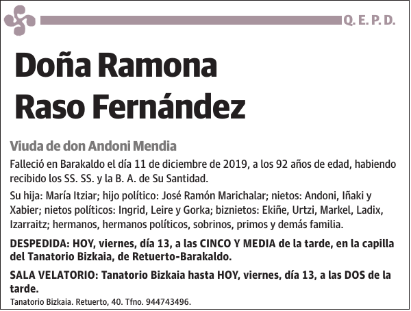 Ramona Raso Fernández