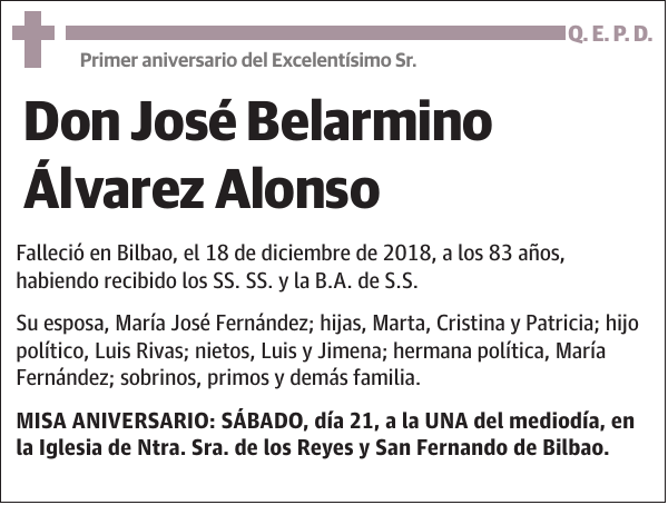 José Belarmino Álvarez Alonso