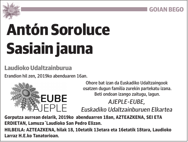 Antón Soroluce Sasiain