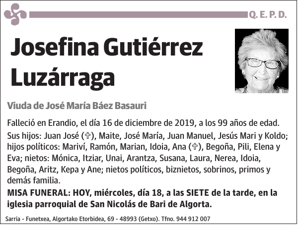 Josefina Gutiérrez Luzárraga