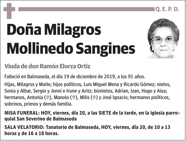 Milagros Mollinedo Sangines