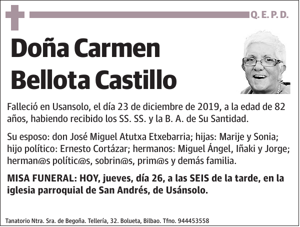 Carmen Bellota Castillo