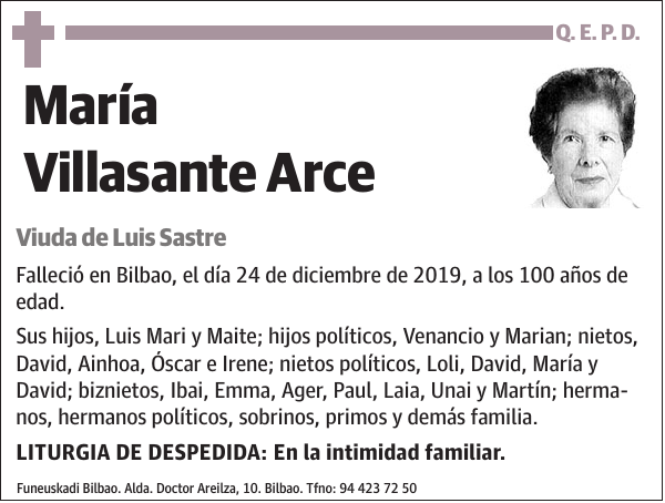 María Villasante Arce