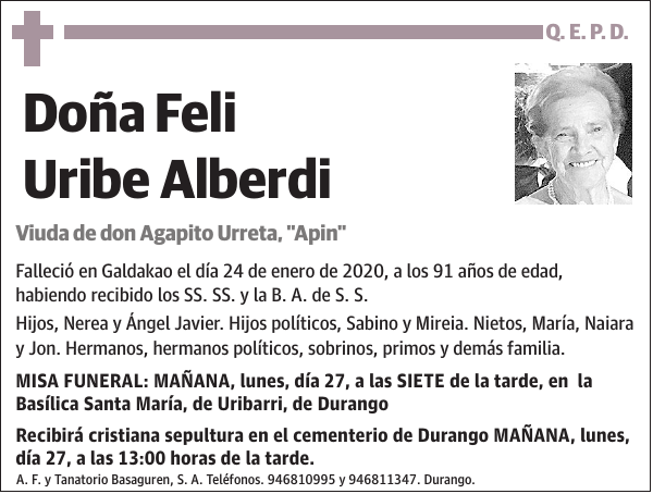 Feli Uribe Alberdi