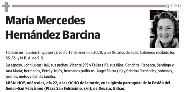 María Mercedes Hernández Barcina