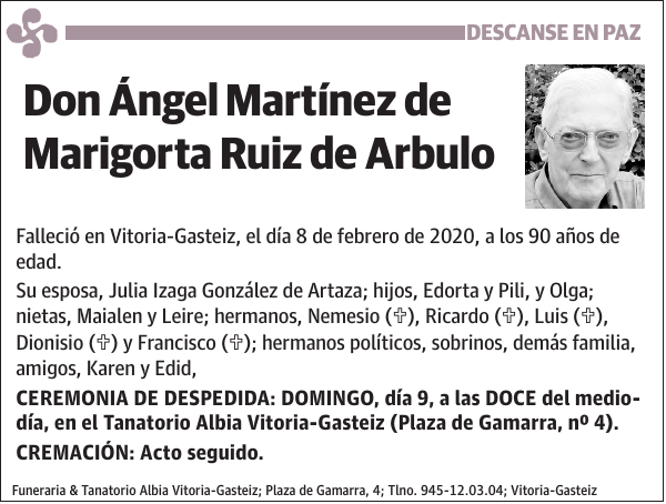 Ángel Martínez de Marigorta Ruiz de Arbulo