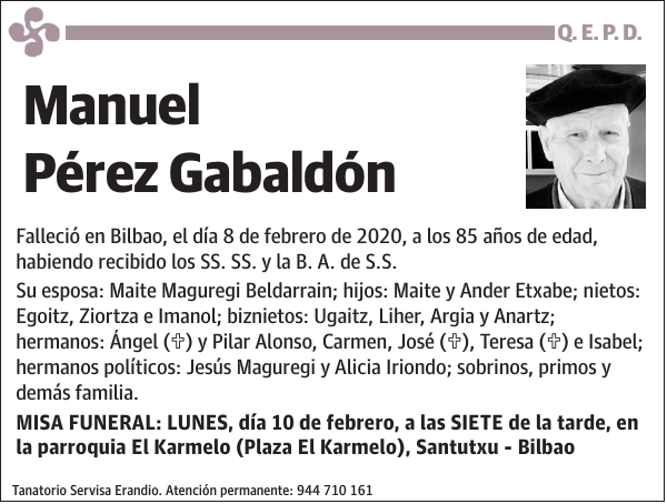 Manuel Pérez Gabaldón