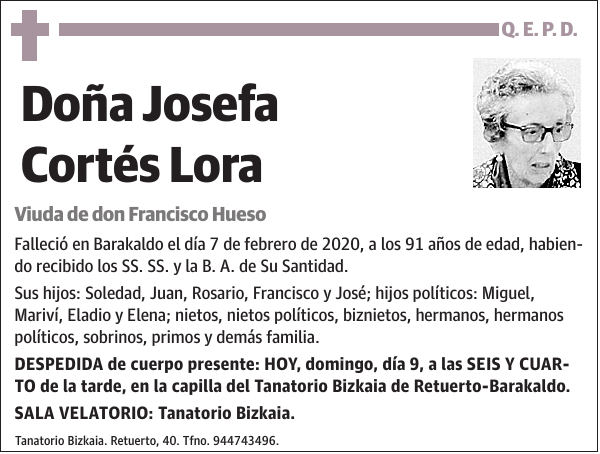 Josefa Cortés Lora