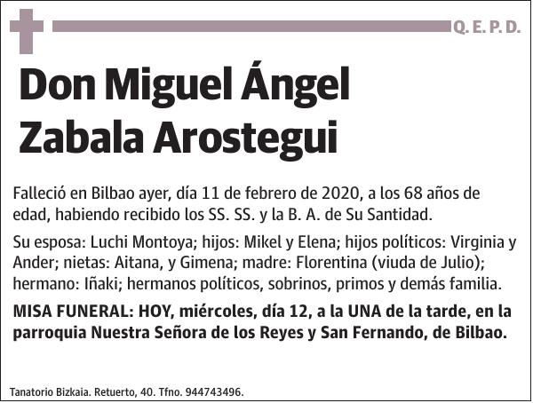 Miguel Ángel Zabala Arostegui