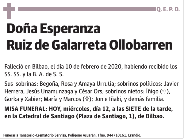 Esperanza Ruiz de Galarreta Ollobarren