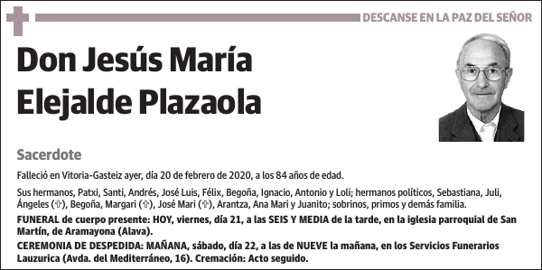 Jesús María Elejalde Plazaola