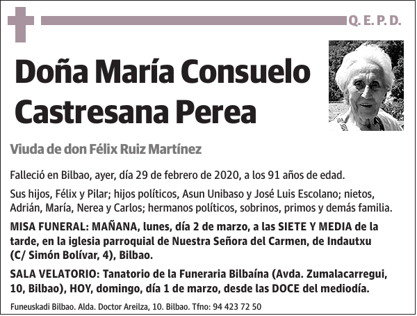 María Consuelo Castresana Perea
